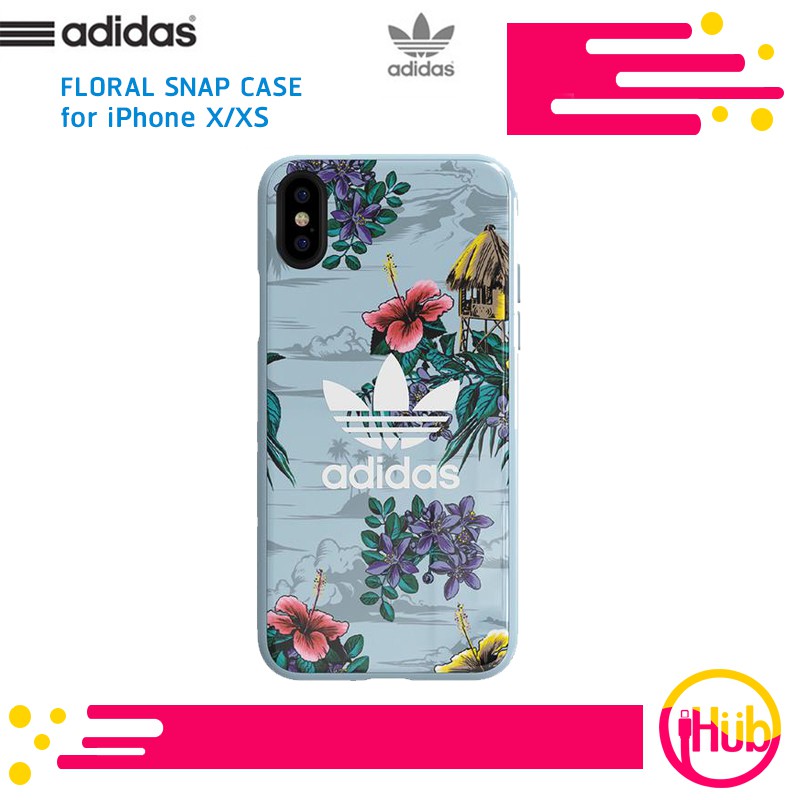 Adidas Floral Snap case for iPhone X/XS