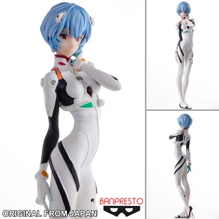 Model Figure งานแท้ Original ฟิกเกอร์ Neon Genesis Evangelion อีวานเกเลียน มหาสงครามวันพิพากษา Rei Ayanami อายานามิ เรย์