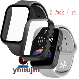 Amazfit GTS 4 GTS4 Mini สายคล้อง เคสป้องกันหน้าจอ Amazfit GTS 4 GTS4 Smart Watch Band และ PC เคสกระจกนิรภัย ฟิล์มนาฬิกา อุปกรณ์เสริม