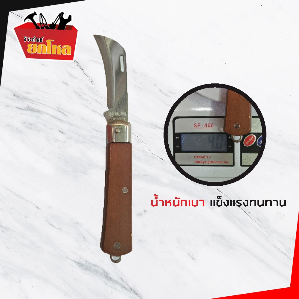 มีดตอนกิ่งปลายงอ / มีดตัดแต่งกิ่ง  มีดคุณภาพ ด้ามจับกระชับมือ No.c-c01 ราคา ถูกที่สุด ดีลบีเคเค แกลเลอรีภาพที่ 2