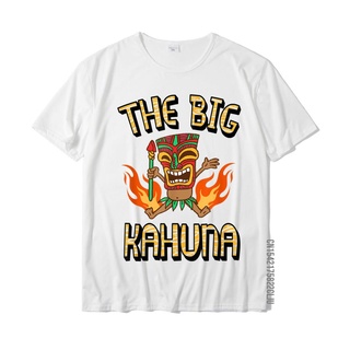 เสื้อยืดลําลอง แขนสั้น พิมพ์ลาย Kahuna Dad Hawaiian Beach Luau Aloha Islands สีขาว แฟชั่นสําหรับผู้ชาย