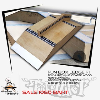 Pray Art Fun box Ledge F1 Fingerboard Ramp