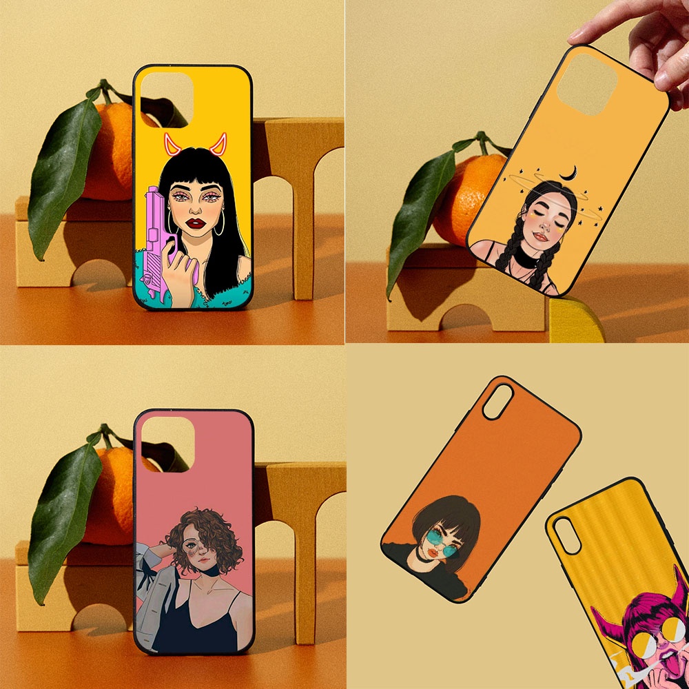 เคสซิลิโคนTPUสําหรับXiaomi Poco M3 F3 X3 M2 GT Pro Nfc Cover Soft MY-211 แฟชั่นสาว