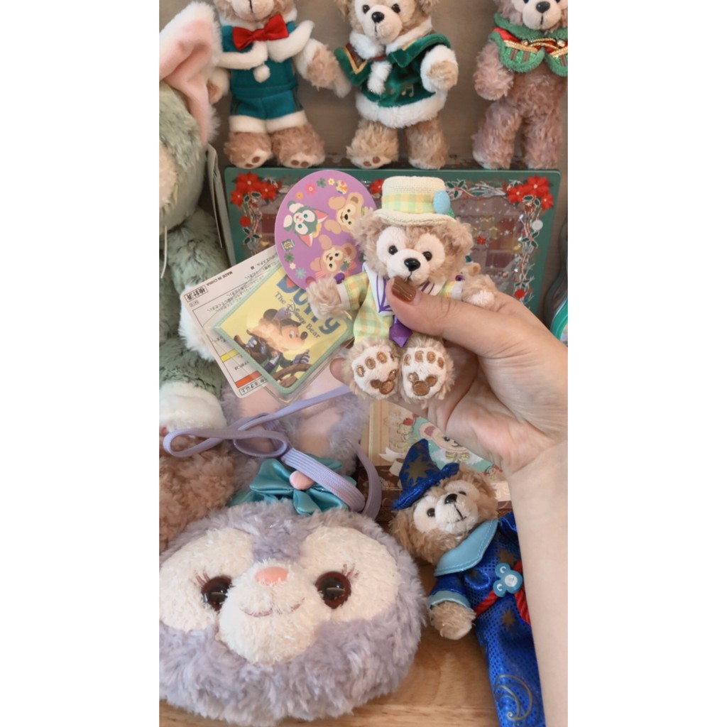 [พร้อมส่ง] ตุ๊กตา Duffy 🎀 ของแท้ 🎀 มีเลขแทรค พวงดัฟฟี่ชุดเหลืองสุดน่ารัก - 🐻 Duffy and Friends 🐻