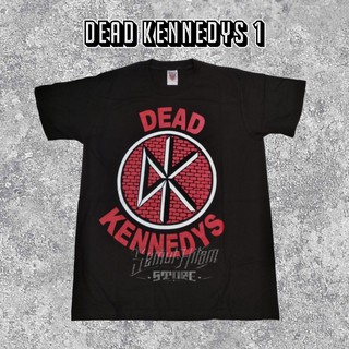 เสื้อยืดผ้าฝ้ายพิมพ์ลายแฟชั่น เสื้อยืด พิมพ์ลายวงดนตรี DEAD KENNEDYS Rebel Heaven Hell ของแท้ สไตล์พังก์