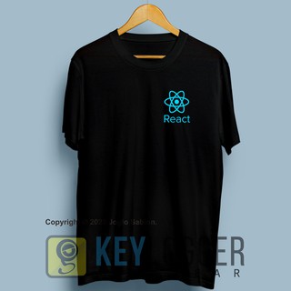 เสื้อยืด พิมพ์ลายโปรแกรมเมอร์ React Native it 93