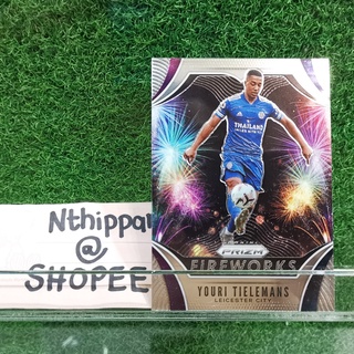 ขาย การ์ด Panini Prizm Premier League 2020-21 Firework Youri Tielemans Leicester City การ์ดฟุตบอล การ์ดนักบอล สะสมการ์ด