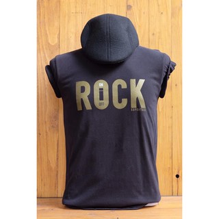 เสื้อยืดผู้ชายSupertees ลายROCK ON-OFF