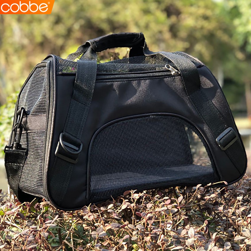 Cobbe กระเป๋าหมา กระเป๋าถือ กระเป๋าใส่แมวและหมา พื้นที่กว้าง มีสายสะพายไหล่ มีช่องระบายอากาศ มีขนาดให้เลือก