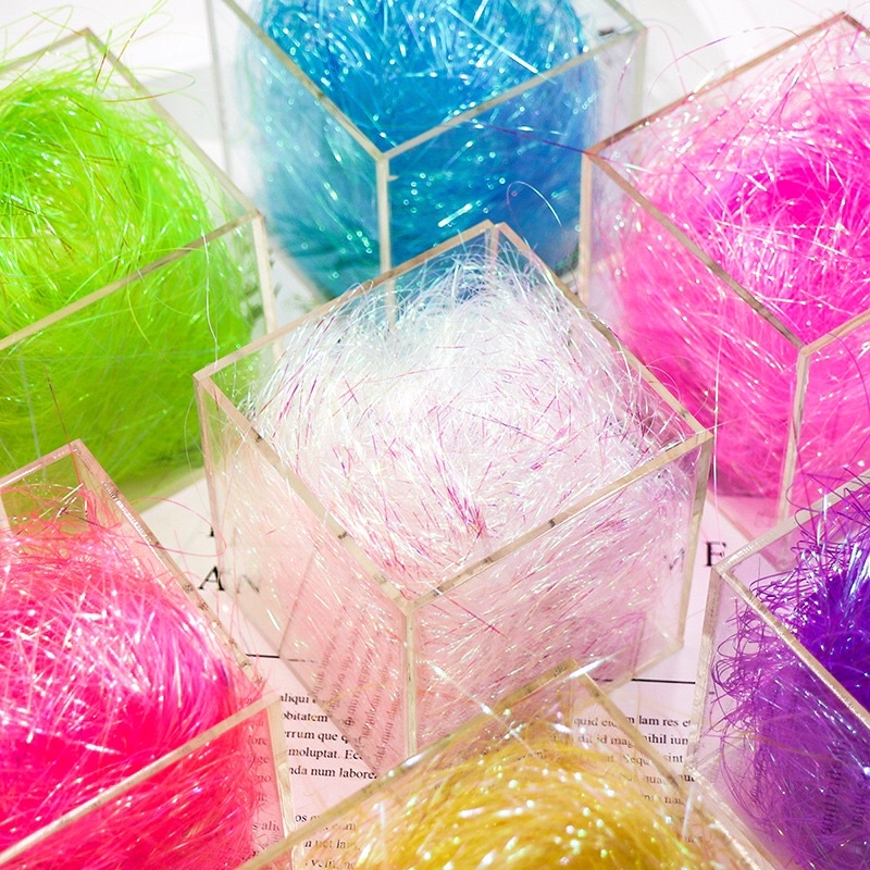 พร้อมส่ง กระดาษฝอย 3-3.9 มม. เล่นแสงวิ้งๆ 30กรัม ราคาเพียง 25บาท กระดาษสีหวาน