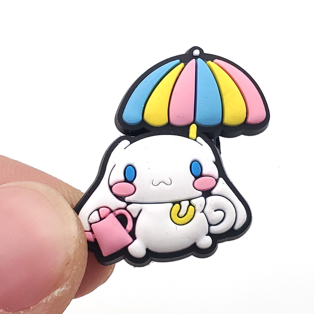 JIBBITZ cross charms ตัวติดรองเท้า Cinnamoroll ตัวติดรองเท้า cross