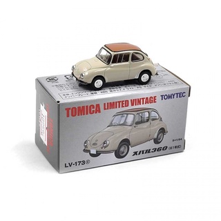 Tomytec 1/64 SUBARU 360 1961 รุ่น BEIGE TLV-173C DIECAST SCALE รุ่นรถ TOMICA LIMITED VINTAGE