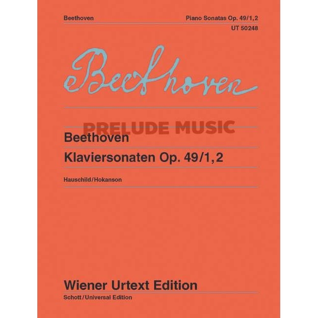 Beethoven Sonata for piano op. 49 UT50248
