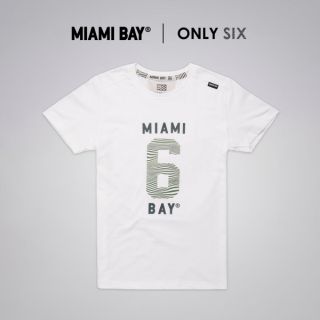 Miami Bay เสื้อยืด รุ่น Only 6 สีขาว