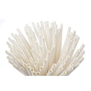 หลอดกระดาษคุณภาพสูง (100 หลอดต่อแพ็ค) || Paper Straws (100 pieces / pack)