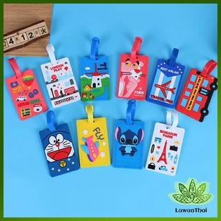 Lawan ป้ายห้อยกระเป๋า PVC ป้ายติดกระเป๋าเดินทาง แท็กกระเป๋าเครื่องบิน luggage tag