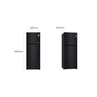 ตู้เย็น LG 2 ประตู Inverter รุ่น GN-B372SWCL ขนาด 11 Q สีดำ (รับประกันนาน 10 ปี) #9