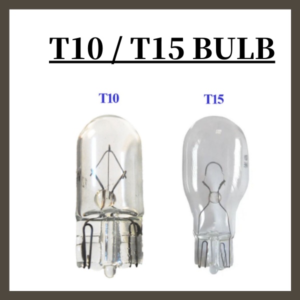 หลอดไฟรถยนต์ 12V Mentol Lampu Kereta T10 T15 หลอดไฟรถยนต์