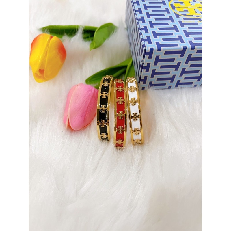 กำไล Tory Burch Pierced T Cuff Bracele | Shopee Thailand