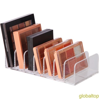 [global]Pallete Organizer Makeup Holder 7-Section Divided Acrylic Makeup Organizers and Storage Makeup Pallet Organizer