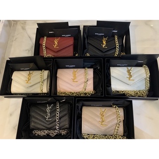 พร้อมส่ง ✅ New! Ysl card holder small wallet ปี 2022