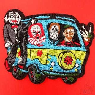 ☸ Movie - Stephen Kings It Patch ☸ 1Pc Punk Zombies Bus Diy Sew on Iron on Patch