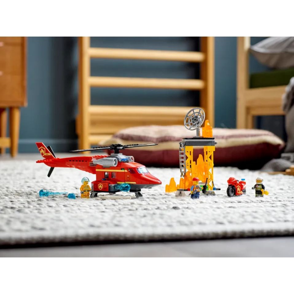 LEGO City Fire Rescue Helicopter 60281 - newbrickshop - ThaiPick