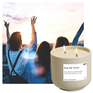 MN FORMULA CERAMIC CANDLE กลิ่น Joie de vivre เทียนหอม กลิ่นความสุขในการใช้ชีวิต ขนาด L