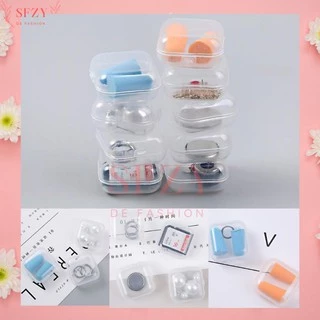 ส่งของทุกวันในไทย🌻กล่องเก็บเครื่องประดับกล่องพลาสติกขนาดเล็ก สำหรับใส่สร้อยคอ สร้อยข้อมือ ต่างหู แหวน ยา หูฟัง ลูกปัด X2