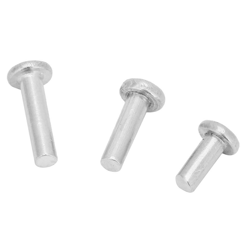 100pcs M2.5*6/8/10mm Flat Head Aluminum Rivets Solid Rivets