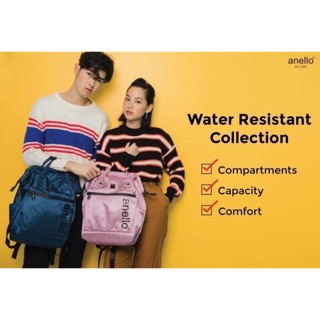 ANELLO REPELLENCY WATERPROOF SERIES รุ่นใหม่ชนช้อป!!! กระเป๋าเป้สะพาย ขนาด Classic