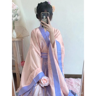 ต้นฉบับ Hanfu ปกขนาดใหญ่ปกฤดูใบไม้ร่วงทุกวันสูทกระโปรงสวิงขนาดใหญ่