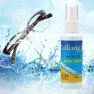 New 50ML Lens Cleaner Glasses Sunglasses Eyeglass Cleaning Solution Spray Bottle