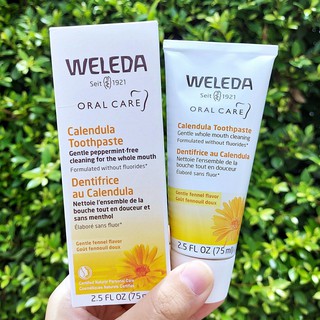 ยาสีฟัน สารสกัดจากดอกดาวเรือง Oral Care Calendula Toothpaste 75 ml (Weleda®)