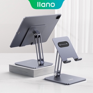 Llano ipad stand ขาตั้ง Ipad แท็บเล็ต Ipad แบบพกพา พับได้ / ขาตั้ง Iphone สําหรับ 9-16 นิ้ว