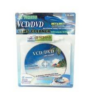 แผ่นทำความสะอาดหัวอ่าน VCD / DVD Lens Cleaner1 ชุด