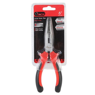 คีมปากแหลม HACHI 6 นิ้ว 6" HACHI LONG NOSE PLIER