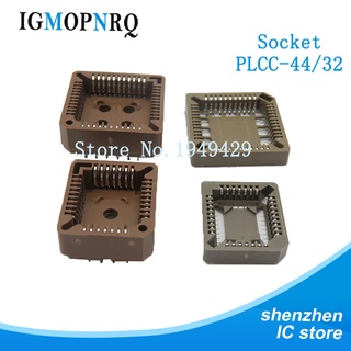 อะแดปเตอร์ซ็อกเก็ต IC PLCC32-SMD PLCC44-SMD PLCC32-DIP PLCC44-DIP 32 Pin PLCC 10 ชิ้น