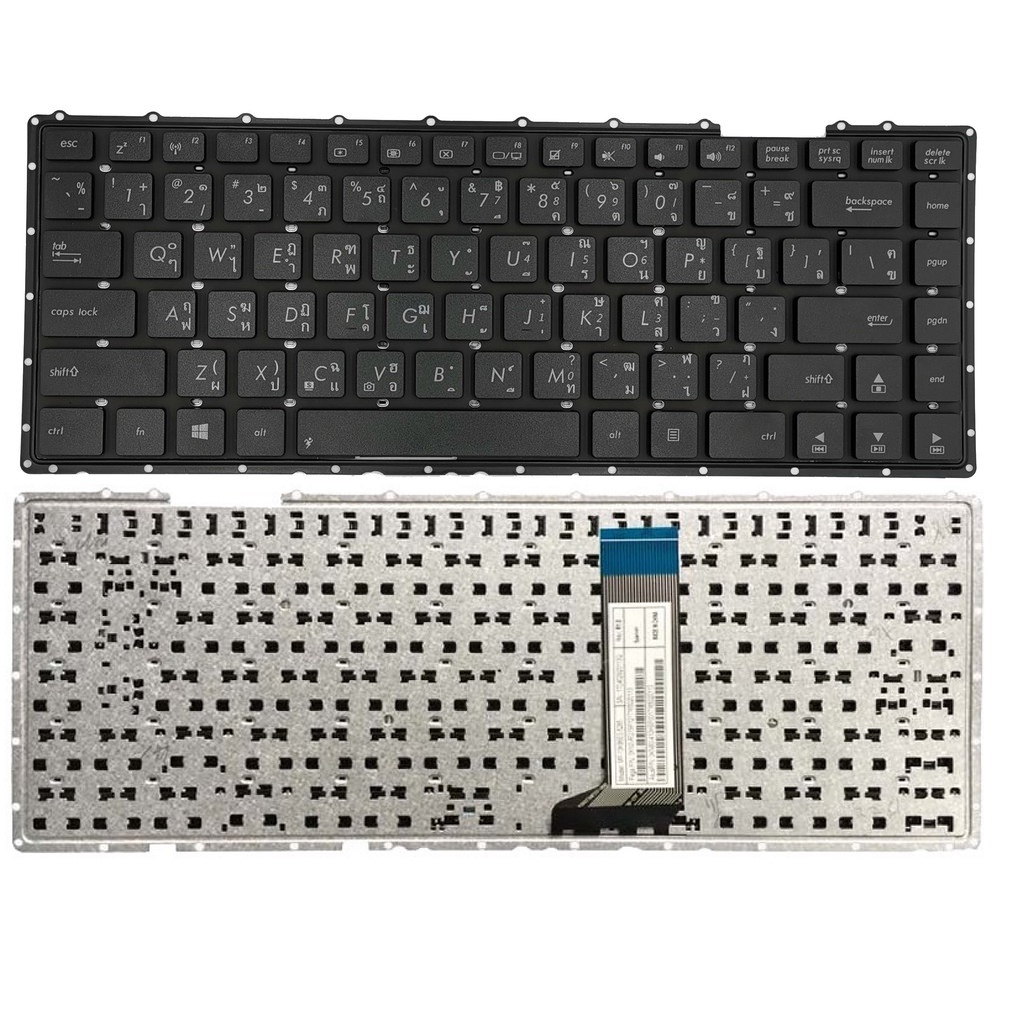 Keyboard ASUS คีย์บอร์ด Asus K455L X455L  X451C X451 F401E F401 X451E X451M X453 X453S X453M X454L D