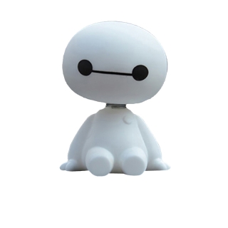 ตุ๊กตาหน้ารถ น่ารัก Baymax ส่ายหัวได้