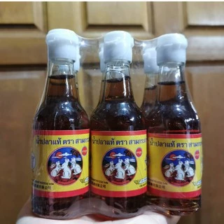น้ำปลาตราสามกระต่าย ขวดเล็ก 60 ml แพค 6 ขวด ของแท้จากจังหวัดตราด