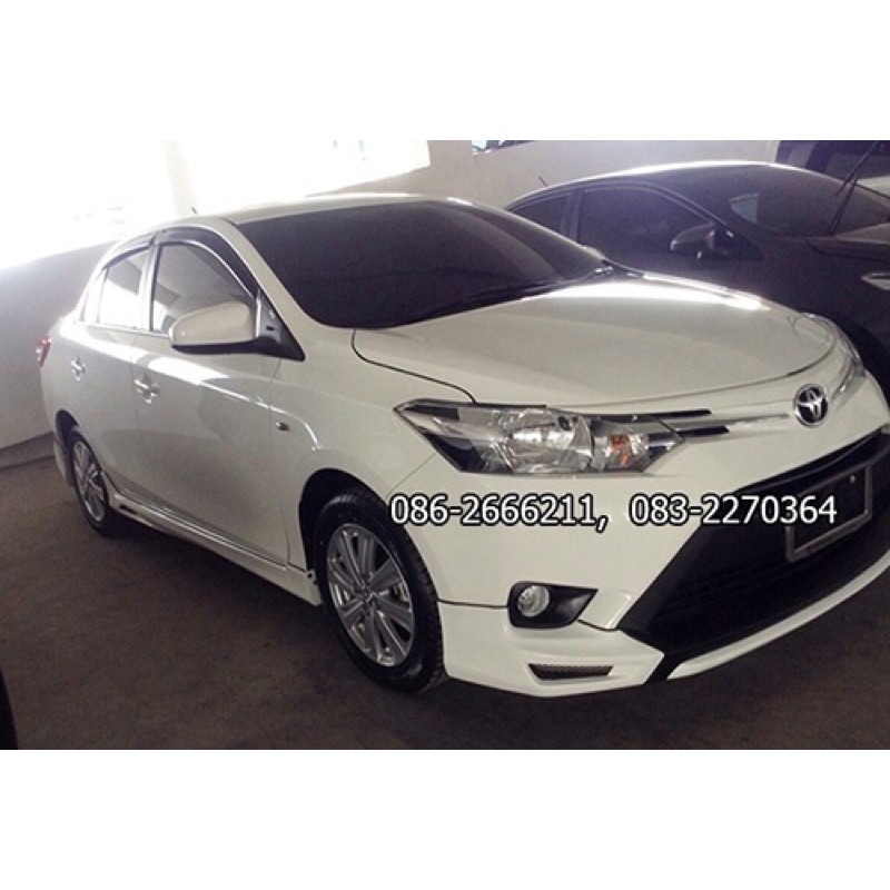 ชุดเเต่งรถ ชุดเเต่งรถยนต์ ชุดแต่งวีออส Toyota Vios 2013 2014 2015 2016 D1 สเกิร์ตรอบคัน จาก Tp-Autop