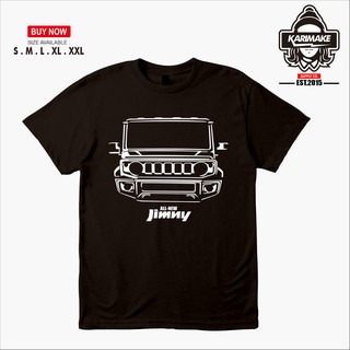 เสื้อยืด พิมพ์ลายรถยนต์ Karimake Suzuki All New Jimny สําหรับผู้ชายS-5XL