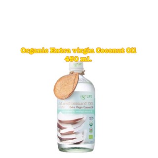 Agrilife Organic Extra virgin Coconut Oil น้ำมะพร้าวธรรมชาติสกัดเย็น เเบบออร์แกนิก  เเท้ 100% ขนาด 450 ml.