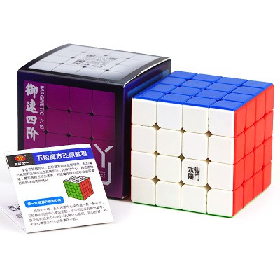 Rubik 4x4 YJ YuSu V2 M 4x4x4 พร้อมแม่เหล็กลูกบาศก์รูบิค 4 ชั้น