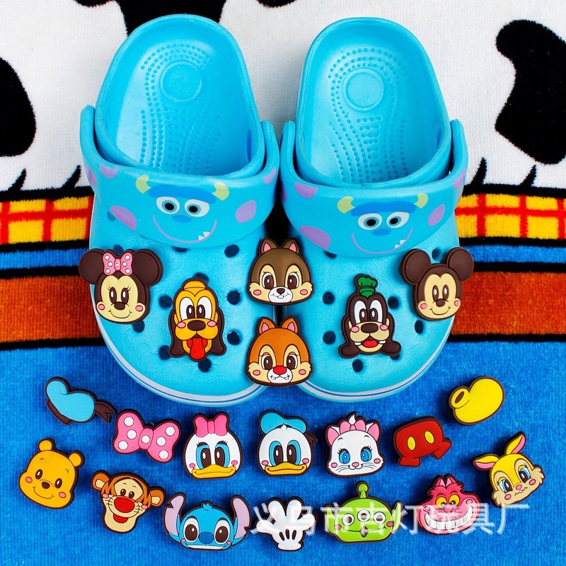 พร้อมส่ง Jibbitz จิ๊บบิท ตัวติดรองเท้าที่มีรู ทุกยี่ห้อ ลายการ์ตูนดิชนี่ น่ารักๆ มุ้งมิ้ง (ราคาต่อ 1 ชิ้น)