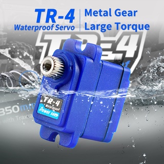 เซอร์โวเกียร์โลหะ กันน้ํา Power-HD TR-4 Mini 7.4V 2.6KG 0.10S สําหรับ Traxxas TRX4 PARTS