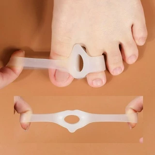 2 ชิ้นซิลิโคนเจลนิ้วเท้าแยกสําหรับ Hallux Valgus Therapy, ป้องกันอาการปวด, ป้องกันตาปลา, 2 แหวนเจลค้อน Toe Pad สําหรับผู้หญิง, ผู้ชาย & เด็ก