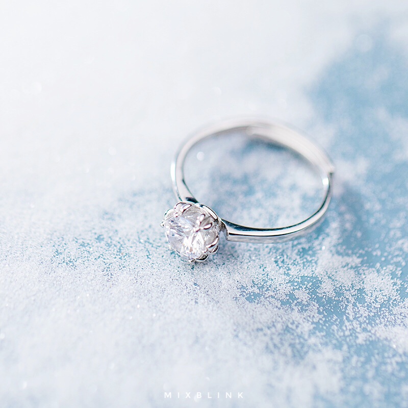 แหวน เงินแท้ 92.5% ส่งฟรี EMS ♡ รุ่น Frozen ♡ - ( #C10 )