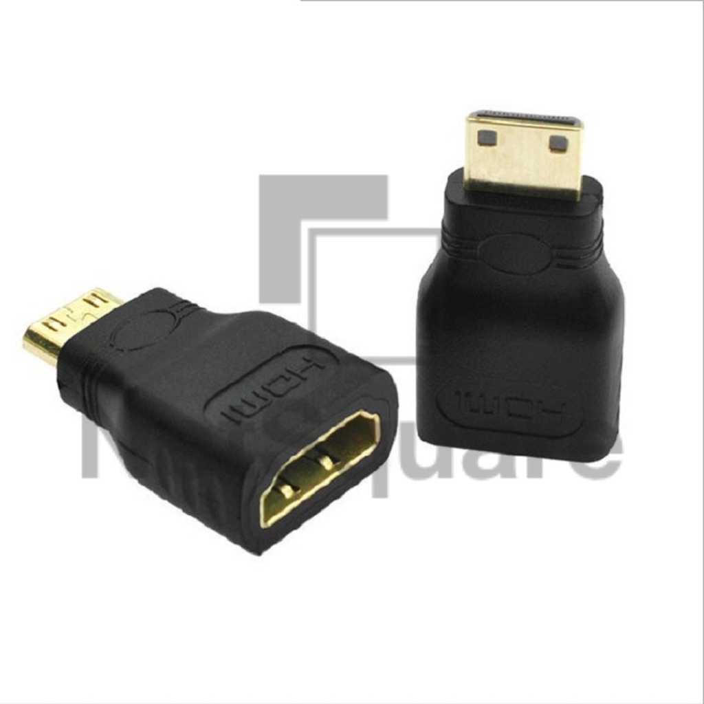 Mini HDMI to HDMI Adapter Converter หัวแปลง